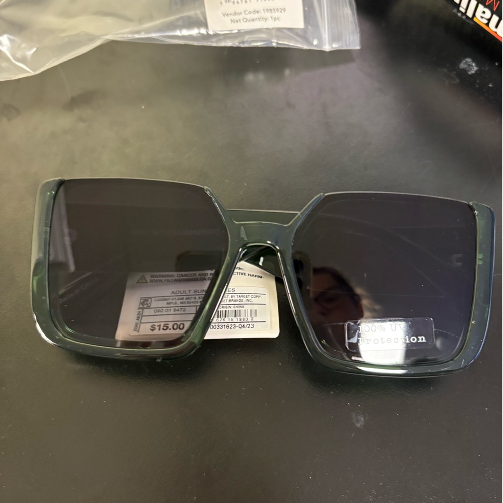 a new day Green Square Sunglasses